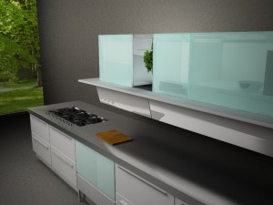 FRISKA Kühlschrank futuristisch