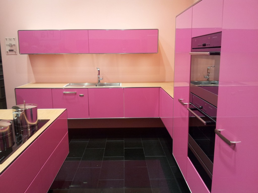 Küche in Pink